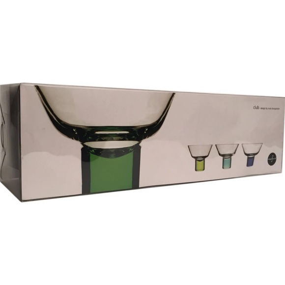 Green & Blue Martini Glasses Set of 4 - Picture 10 of 10